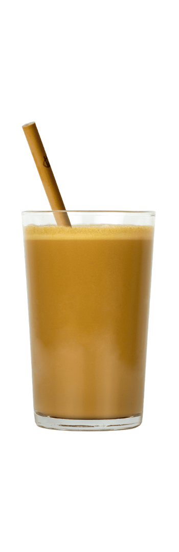 Frappé cappuccino caramel boisson glacée café