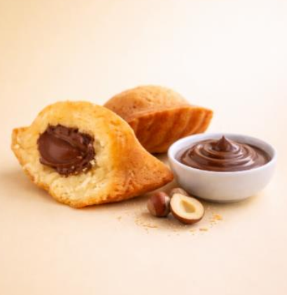 madeleine fourree chocolat noisette 51g