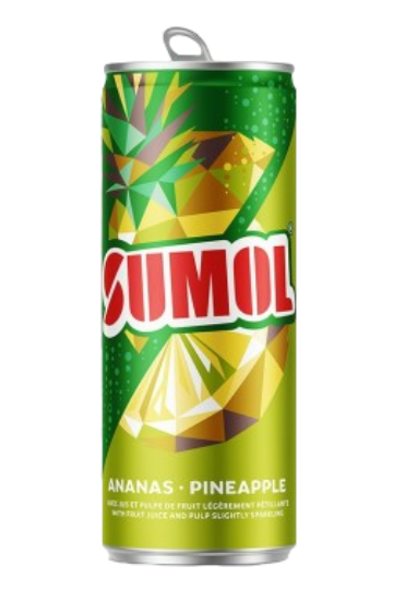 sumol ananas canette 33cl soda portugais
