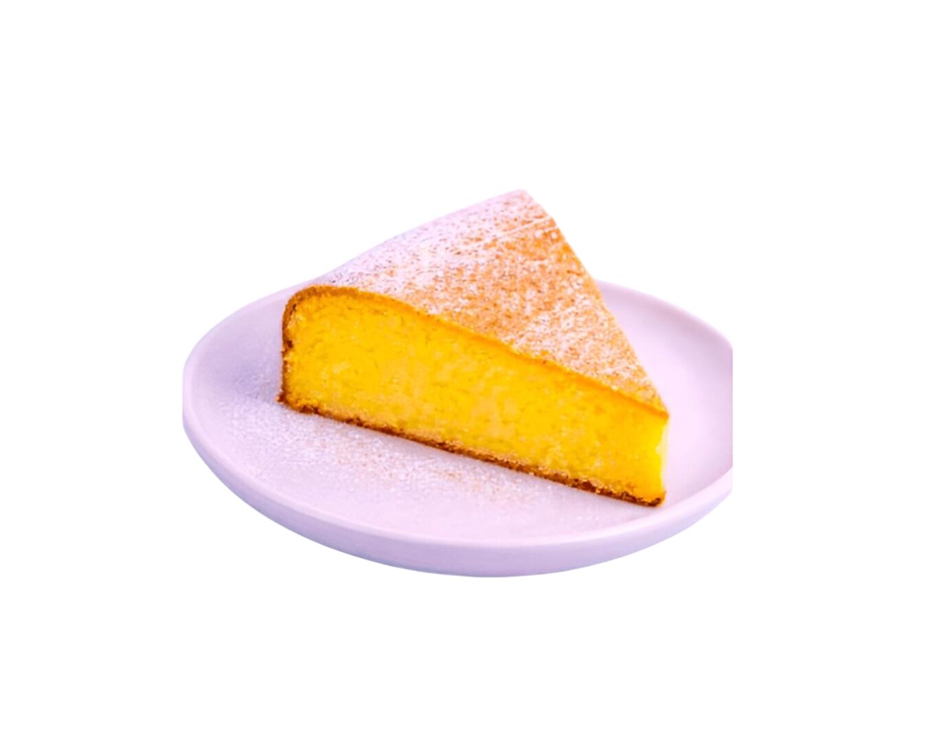 Gâteau rond citron moelleux prédécoupé