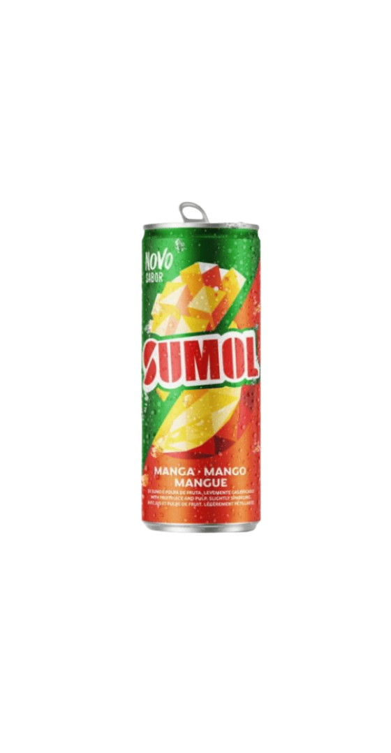 sumol mangue canette 33cl soda portugais