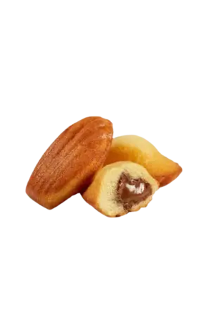Madeleine Fourrée Chocolat Noisette