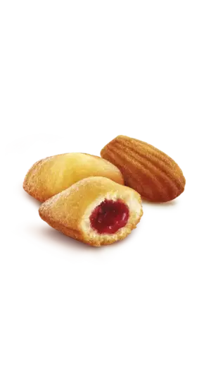 Madeleine Fourrée Framboise